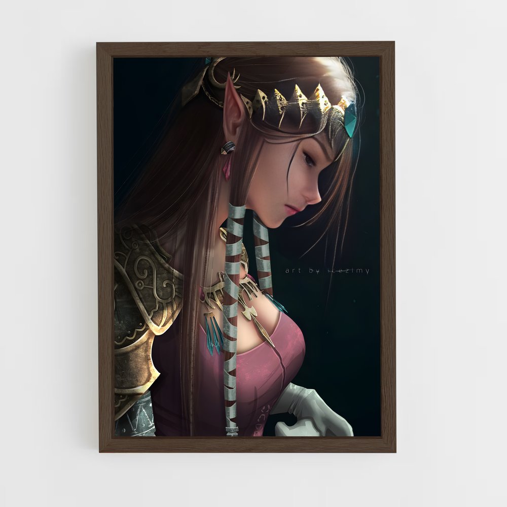 Poster Princesse de Hyrule – affiche Zelda (vue 5)